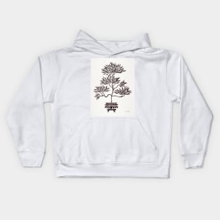 Black Bonsai Kids Hoodie